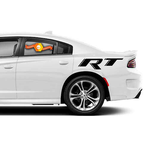 Par de gráficos de vinilo con calcomanías para vehículos Dodge Charger Challenger