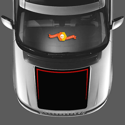 2 colores capucha calcomanía pegatinas vinilo gráfico kit para RANGE ROVER Vogue L405 2013 2017
