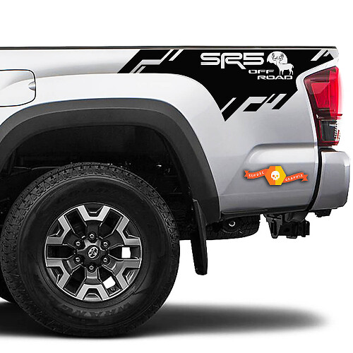Adhesivo de vinilo para la cama de ciervo SR5 Off Road para Toyota Tacoma