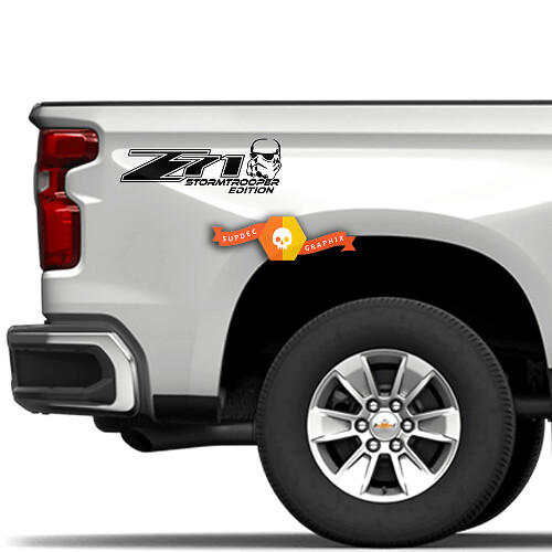 Calcomanía lateral de vinilo Edición Z71 Stormtrooper para Chevrolet Silverado