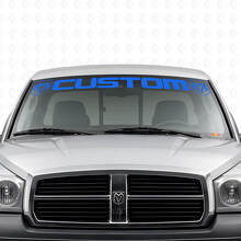 Vinilo adhesivo personalizado para parabrisas con letras para Dodge Dakota Ram_2