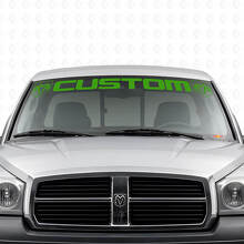 Vinilo adhesivo personalizado para parabrisas con letras para Dodge Dakota Ram_3