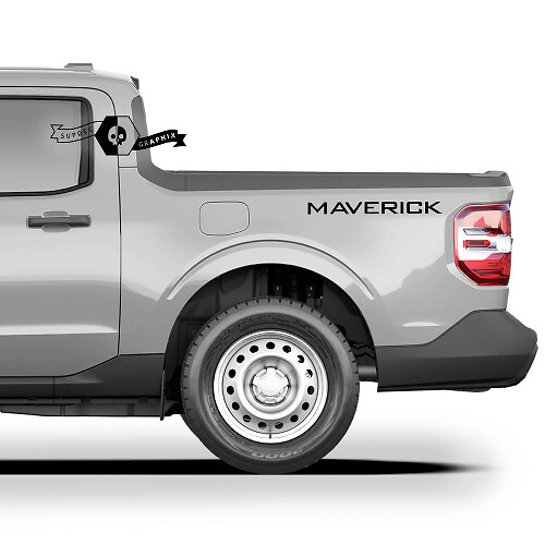 Par FORD MAVERICK 2022 Gráficos Calcomanías Pegatinas Calcomanías Laterales de la Cama Pegatinas Camión
