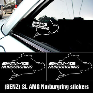 AMG NURBURGRING Mercedes Benz C55 CLK E55 CLS63 Calcomanía adhesiva1
