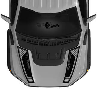 Nuevo Ford Raptor 2023 F150 SVT Capó Calcomanías de vinilo Gráficos Kit de pegatinas de vinilo raya 2022+
