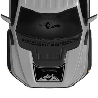 Nuevo Ford Raptor 2023 Mountains F150 SVT Hood vinilo calcomanías gráficos vinilo pegatinas kit raya 2022+
