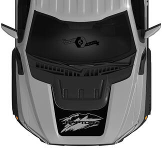 Nuevo Ford Raptor 2023 Scoop Mountains F150 SVT Hood vinilo calcomanías gráficos vinilo pegatinas kit raya 2022+
