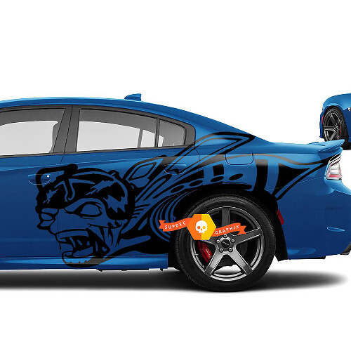 Kit de calcomanías laterales vinílicas Zombie Super Bee para Dodge Challenger Charger