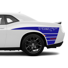 Pegatinas adhesivas de vinilo con rayas estilo garra para panel de puerta para Dodge Challenger_2