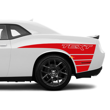 Pegatinas adhesivas de vinilo con rayas estilo garra para panel de puerta para Dodge Challenger_3