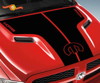 2015-2017 Dodge Ram Rebel gráfico Mopar capucha camión vinilo calcomanía opciones color
