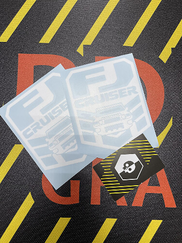 Pegatina de vinilo para ventana del FJ Cruiser
