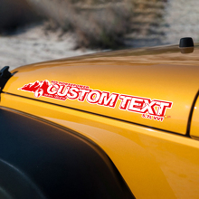 Vinilo adhesivo personalizado para capó Jeep Wrangler Rubicón_2