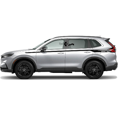 2x Honda CR-V  2020 2021 2022 2023 Líneas de Vinilo Calcomanía Pegatina Gráfica de Puertas Laterales

