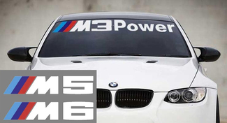 Calcomanía Bmw M3 M5 M6 Power Motorsport M3 M5 M6 E36 E39 E46 E63 E90
