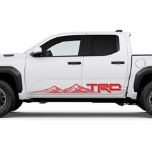 Calcomanías de paneles de balancín laterales de TRD Mountains para Toyota Tacoma
 3