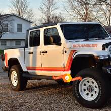 Kit Scrambler para Jeep Gladiator Old school estilo retro kit completo
 5