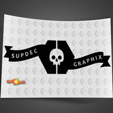 SupDec GraphiX logo calcomanía de cualquier tamaño
 3