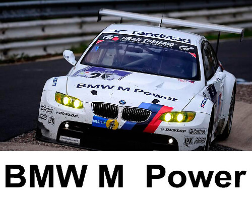 Calcomanía de Vinilo para Capó BMW M Power Motorsport para BMW