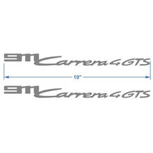 2x Porsche Porsche 9ff Logotipo Logotipo Signature Puertas laterales calcomanías 3