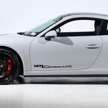 Juego de calcomanías de vinilo para la puerta lateral del 911 Carrera 4 GTS para Porsche 911_4