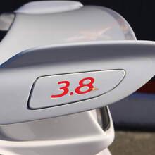 Juego de vinilos adhesivos para la inserción del alerón trasero 3.8 para Porsche 911 GT3_3