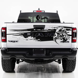 Portón trasero Dodge Ram TRX 2023 Eating Raptor Bed Side Splash calcomanía camión vinilo gráfico
