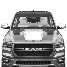 Calcomanía adhesiva vinilo negro para capó Dodge Ram 1500 TRX 2019+_2