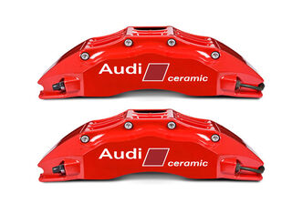 2 Adhesivos Audi Carbon Ceramic Frenos RS4 RS6 RS7 S8 Q7 Calcomanías