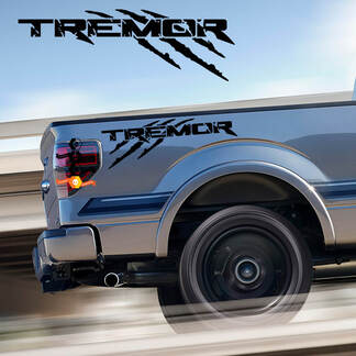 Calcomanía para Ford F-150 Tremor Scratches Raptor Style - Offroad Stickers Truck Bed Side

