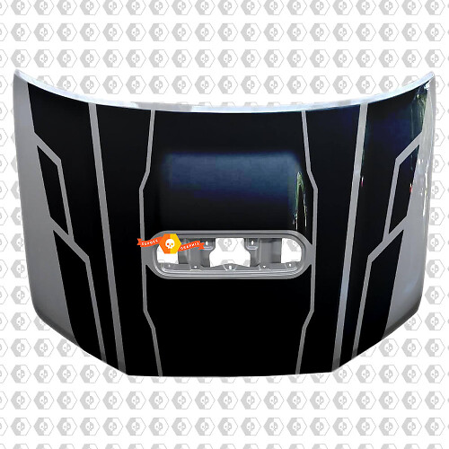 Calcomanía de capó TRD 4Runner con rayas de toma de aire Vinilo Pegatina 5ta Generación Toyota 4Runner
