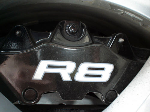 Juego de adhesivos de vinilo para pinzas de freno R8 para Audi R8 V8 V10 Spyder GT