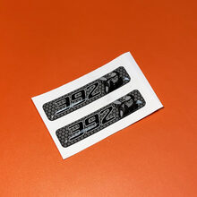 2x 392 Scat Pack Bee Challenger/Charger/Durango Key Fob Inlays emblema calcomanía adhesiva abovedada
 2
