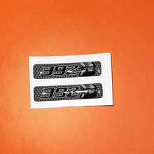 2x 392 Scat Pack Bee Challenger/Charger/Durango Key Fob Inlays emblema calcomanía adhesiva abovedada
 3