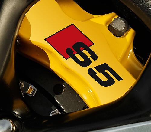 Audi S5 Brake Caliper Calcomanías Pegatinas Vinilo Emblema Gráficos Logo