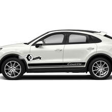 Porsche Cayenne S GTS Turbo Turbo Side Stripes Calcomanías Pegatinas 2003 presente 2