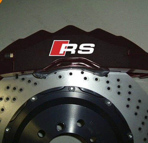 Juego de vinilos adhesivos para pinzas de freno RS para Audi TT A3 A4 S3 Q5