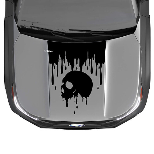 Campa de calavera gráficos de sangre pegatinas de vinilo calcomanías ajustados Suba forester
