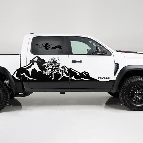 Kit de Vinilo Lateral de Montañas Gigantes TRX para RAM 1500 2021+