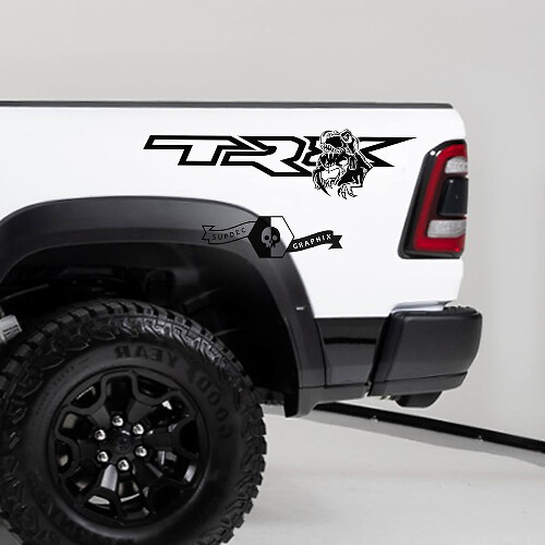 Kit de calcomanías laterales de vinilo TRX Raptor para Dodge Ram