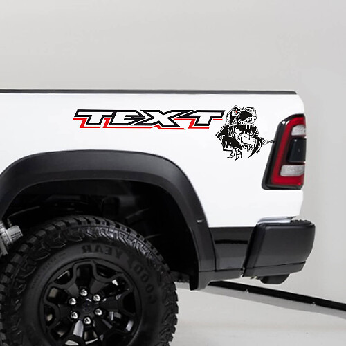 Kit de vinilo adhesivo personalizado para mesita de noche Dodge Ram TRX 2020-2023