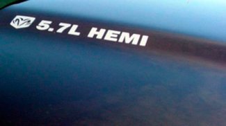 CALCOMANÍAS PARA Dodge HEMI 5.7 litros Ram Truck Racing Hood stickers decals