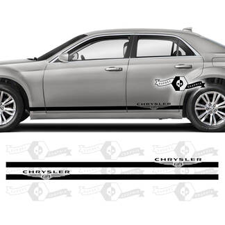Par Chrysler 300 2022 2023 Logo Touring Rocker Panel Graphics Car Vinyl Decals Stickers

