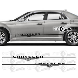 Par Chrysler 300 2021 2022 2023 Logo Touring Rocker Panel Graphics Car Vinyl Decals Stickers
