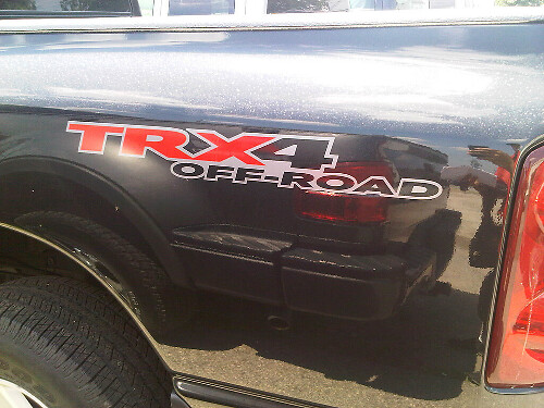 Juego de vinilos adhesivos para guardabarros TRX4 Off Road 4x4 para camión Dodge Dakota