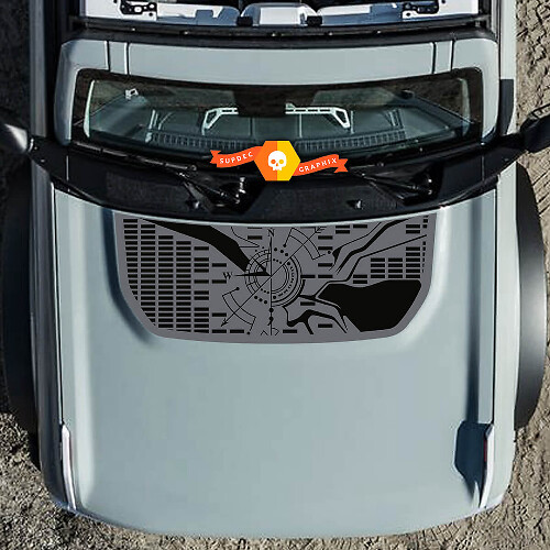 Hood Bronco Compass Wrap Graphics calcomanía para Ford Bronco
