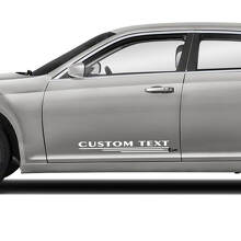 Gráficos de Puertas con Texto Personalizado Calcomanías de Vinilo para Chrysler 300 2