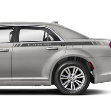 Vinilos de franjas laterales traseras personalizados para Chrysler 300_2