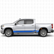 Vinilos en capas para puertas y paneles bajos Layered Peaks para Chevrolet Silverado 1500 T1XX 2019-2026_5