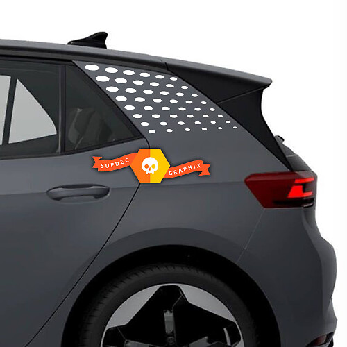 Kit de Vinilo Adhesivo de Puntos Mermados para la Mesita de Noche Volkswagen ID.3